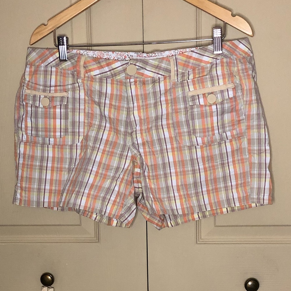 Junior 13 Candies plaid shorts